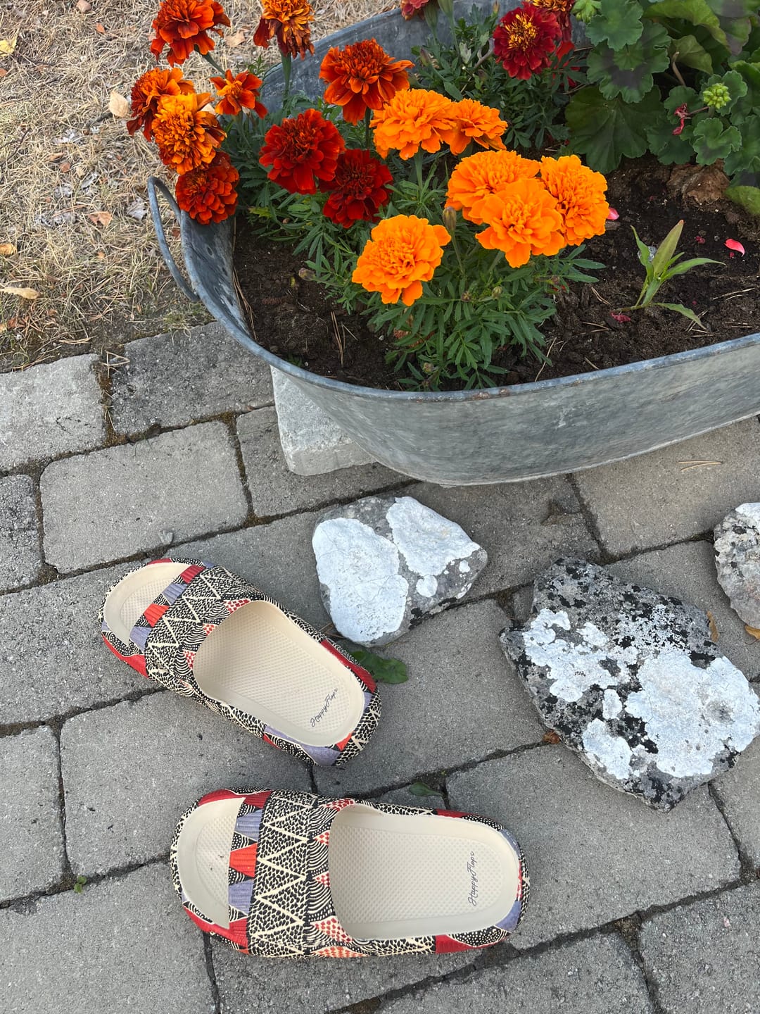 Customer photo review of HappyFlops Bohemian