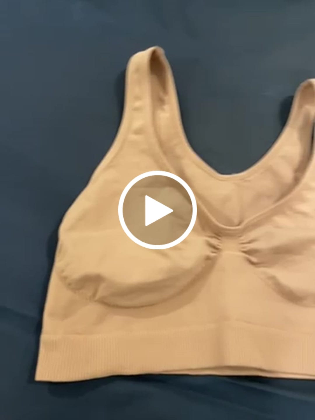 Customer video review of Seamless Bust Support Back Fat Smoothing Bra