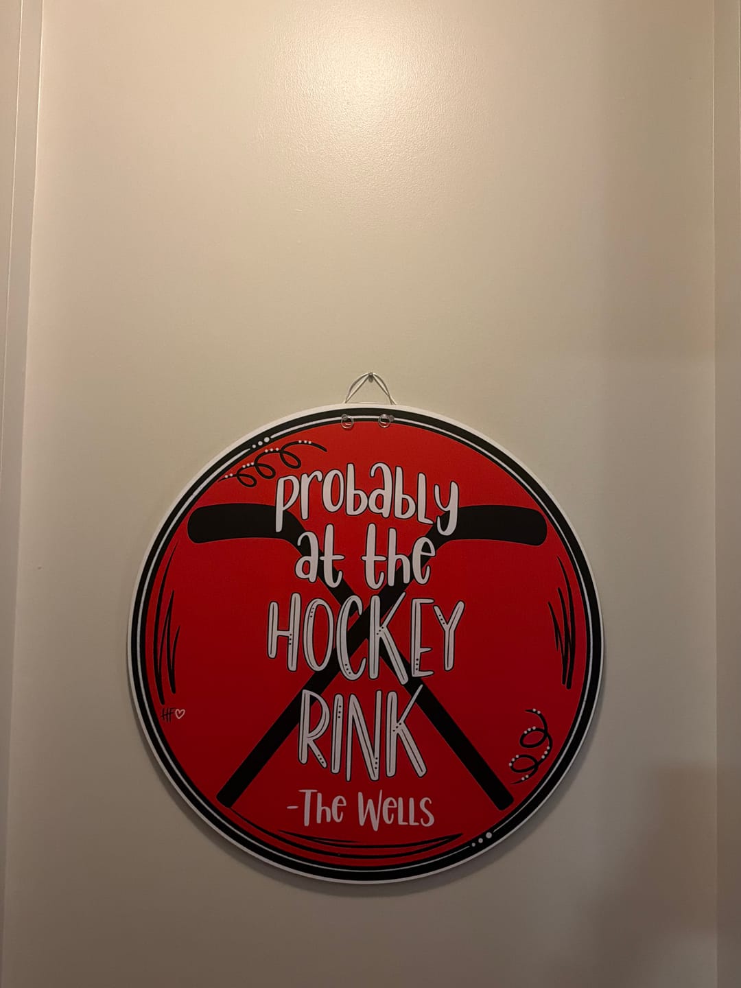 Customer photo review of Custom Door Hanger