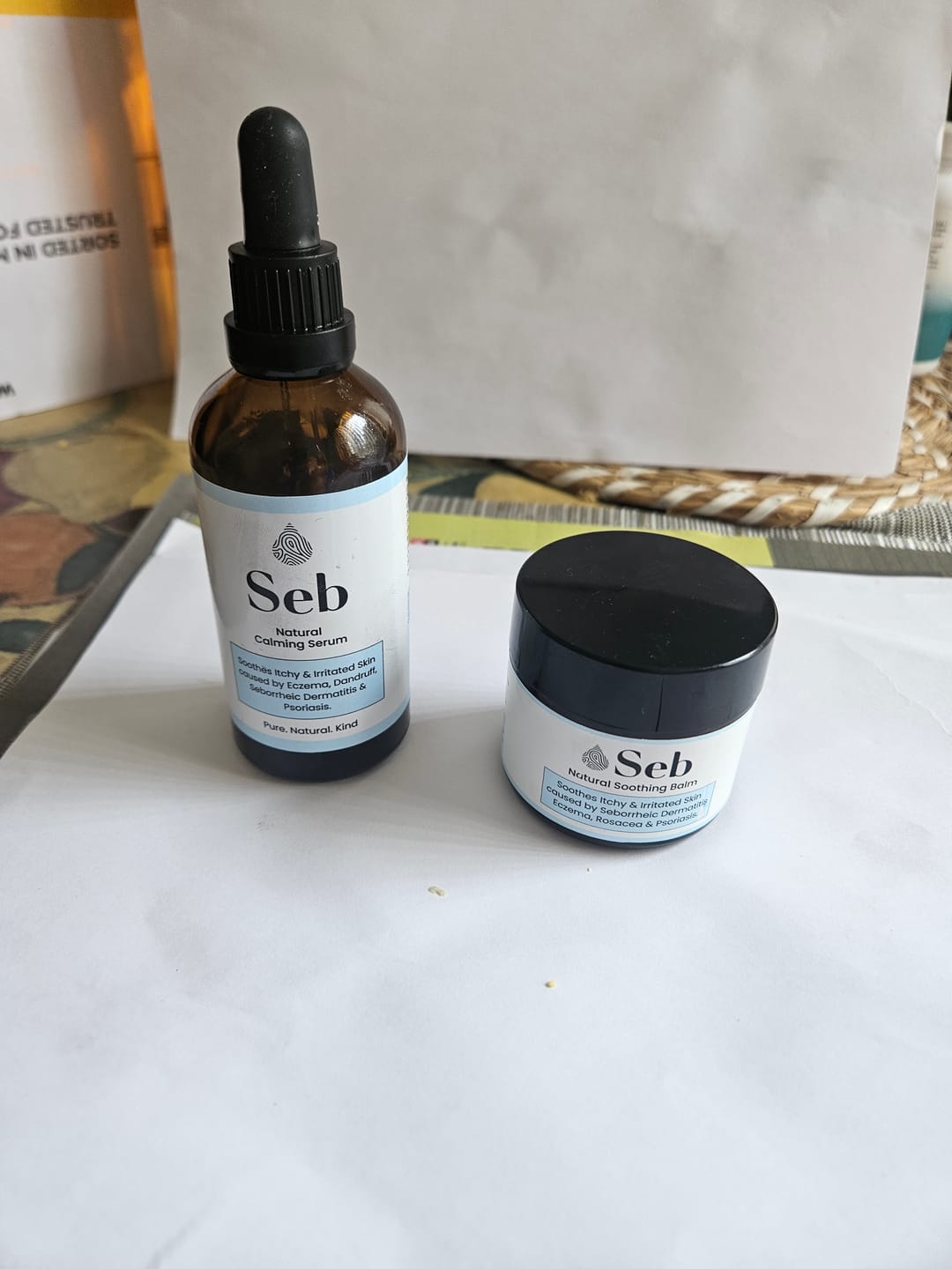 Customer photo review of Seb Natural Soothing Balm
