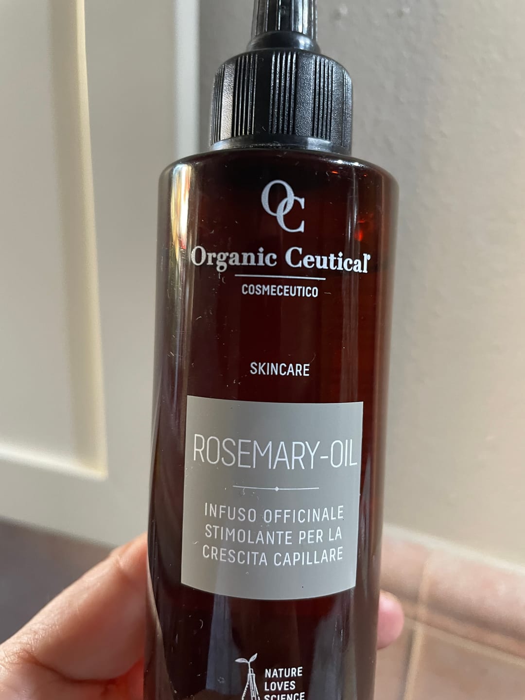 Customer photo review of ROSEMARY-OIL | Infuso officinale e stimolante per la crescita capillare