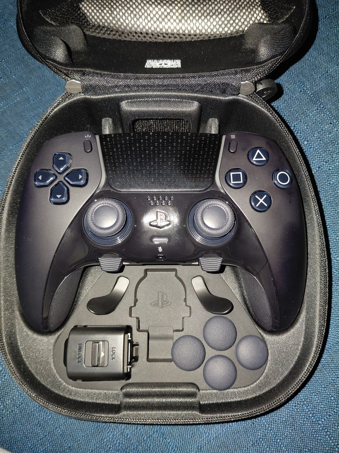 Customer photo review of PlayStation 5 (PS5) DualSense Edge Wireless Controller - Midnight Black