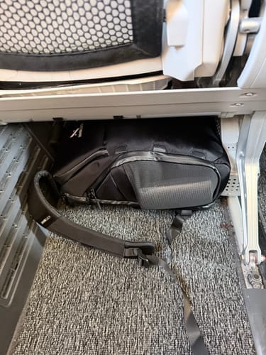 Customer photo review of The Underseat 15L