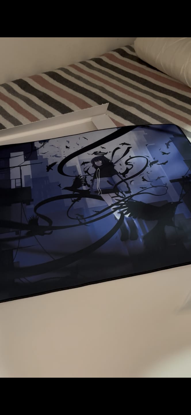 Customer photo review of Wraith Ace Series [Ravenfall] Limited Edition Poron Mousepad