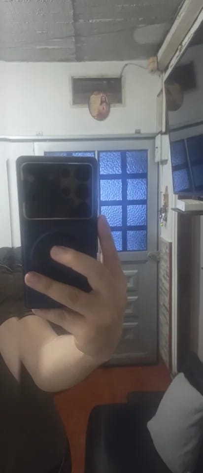 Customer photo review of LuxuryKase Hybrid Armour Case | Built-In Foldable Kickstand | Flip Camera Lens Protection Frame Design | MagSafe Compatible | Rugged PC & TPU Cover For iPhone & Samsung Series