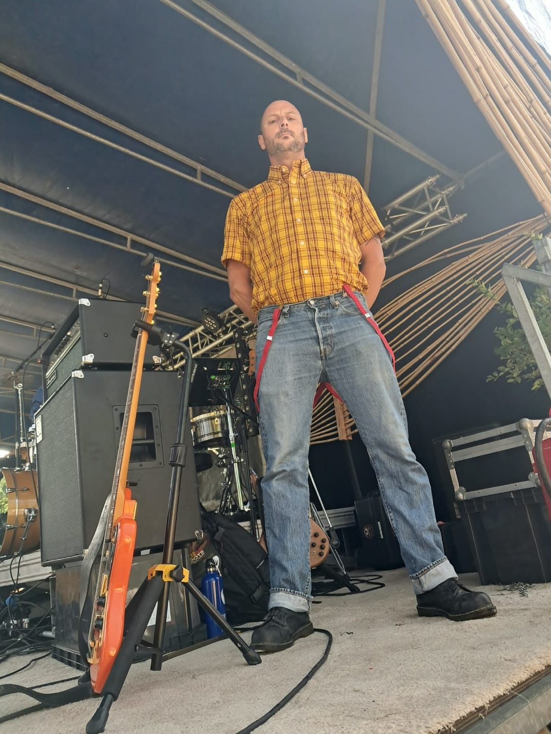 Customer photo review of Mustard Check Shirt- CK-47