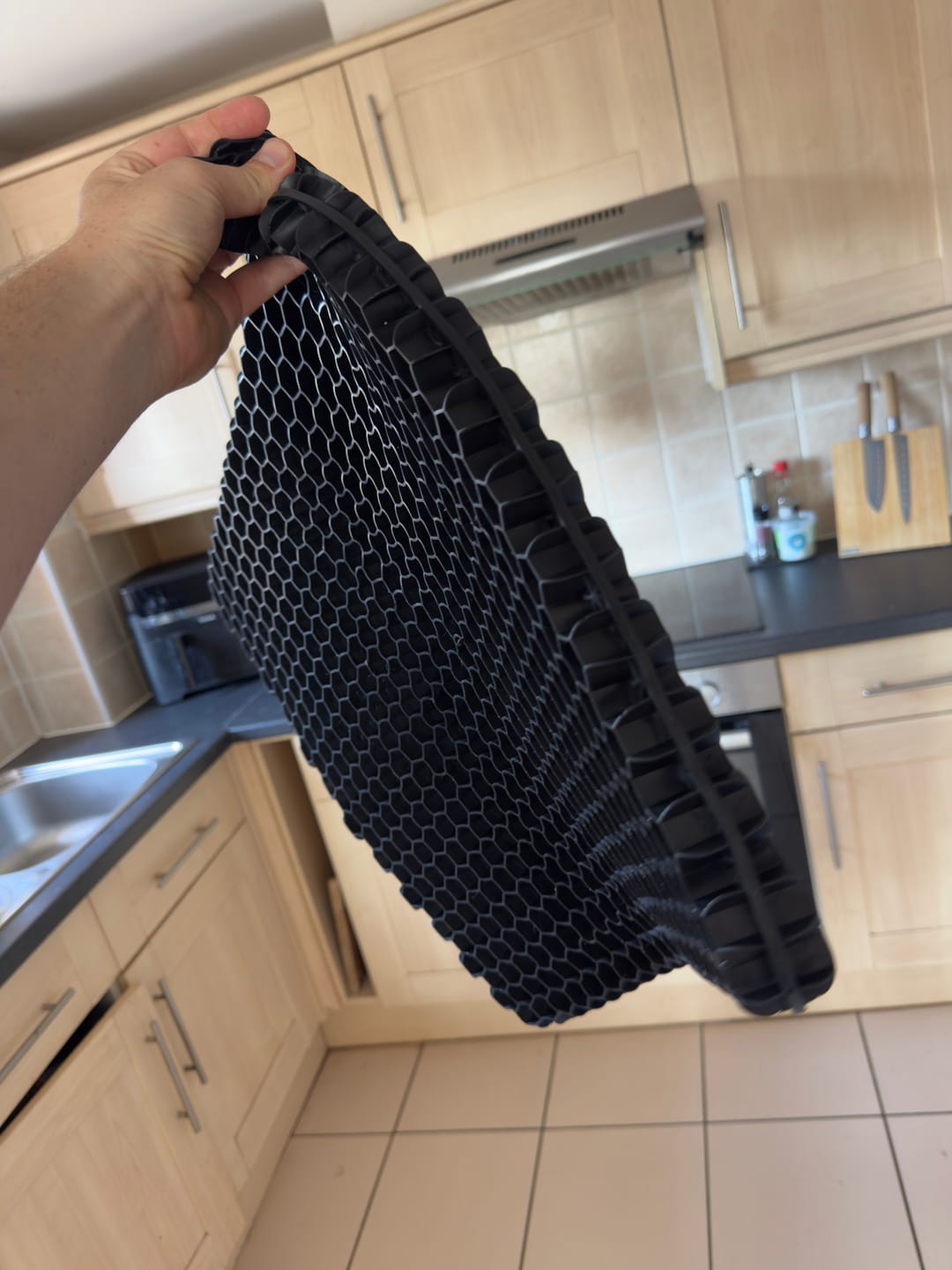 Customer photo review of Advanced Orthopaedic Pressure Relief Cushion – PLUS