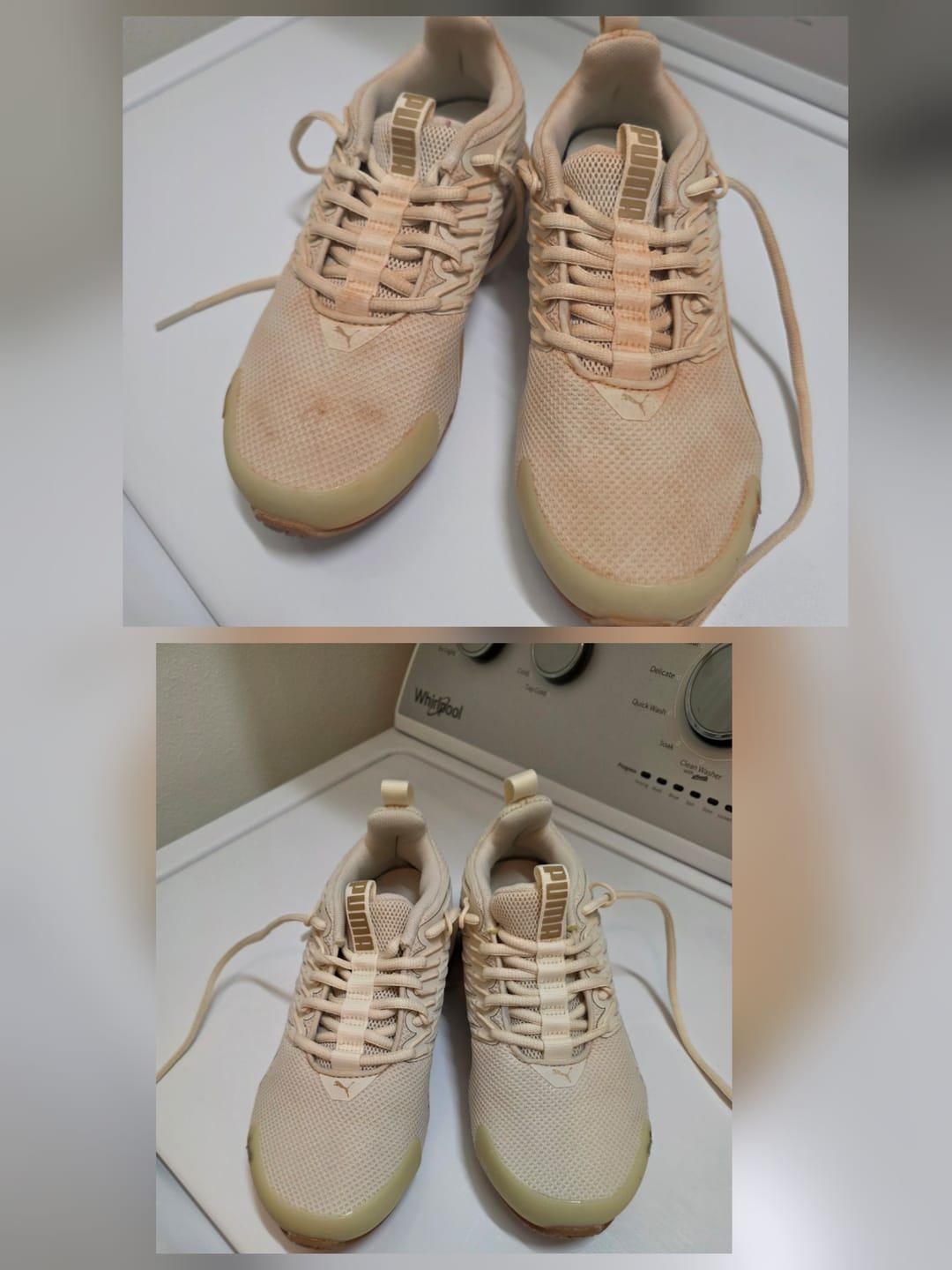 Customer photo review of FUNNELISH Shoe Laundry Bag