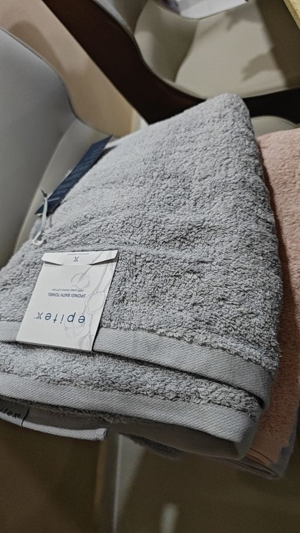 Customer photo review of Premium Copper Face Towel | Antibacterial