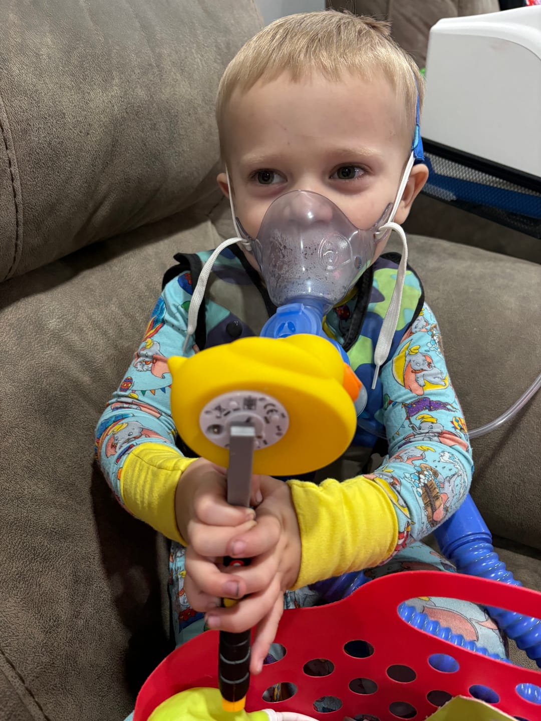 Customer photo review of Pari LC Sprint Nebulizer Set with Reserve Nebulizer