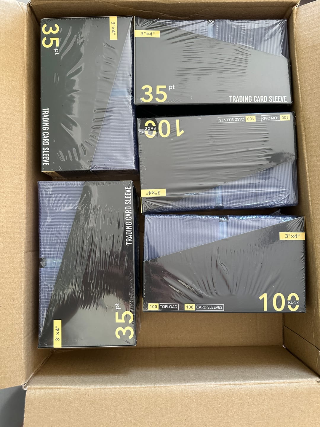 Customer photo review of SleeveChief - Premium Toploader (100 Toploader + 100 Sleeves)
