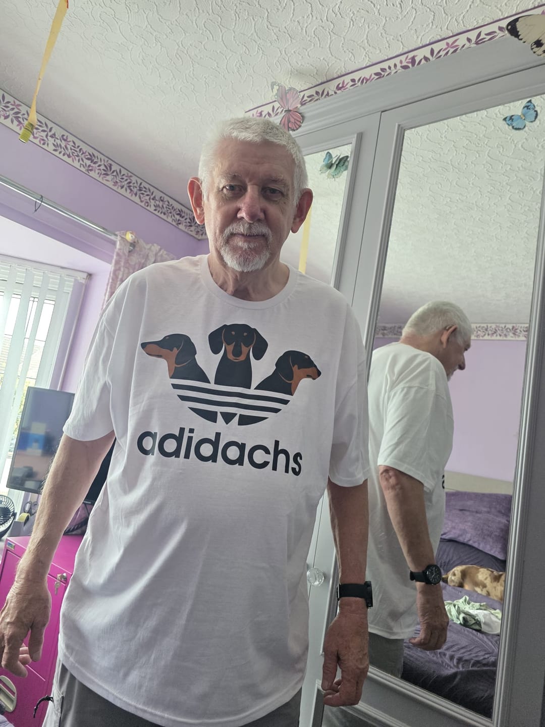 Customer photo review of Adidachs - Premium  Unisex T-Shirt