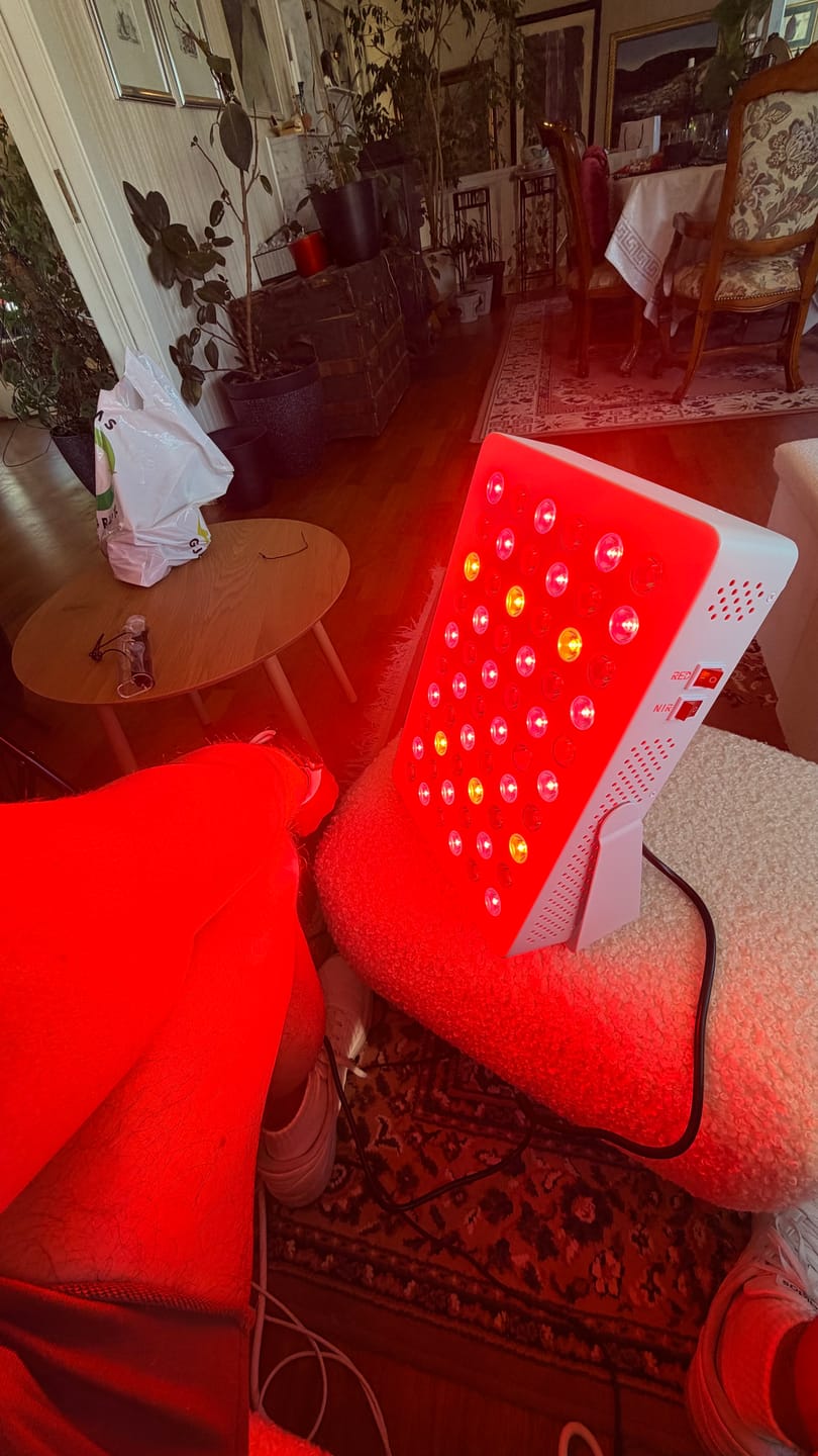 Customer photo review of LITE 300 Nuvibody® Rood Lichttherapie Lamp