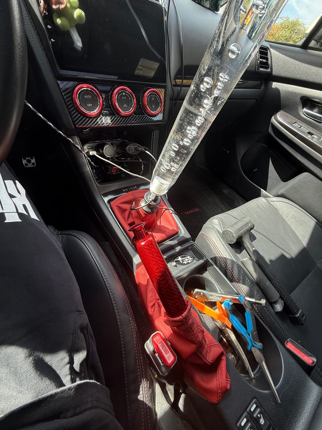 Customer photo review of 2008-2026 Subaru WRX/STi Carbon Fiber Ebrake Handle 2013-20 BRZ/FR-S/GR86