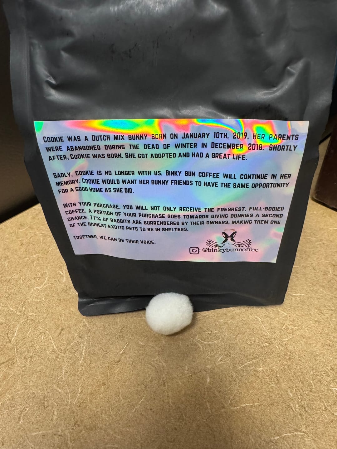 Customer photo review of Breakfast Blend (Ground)