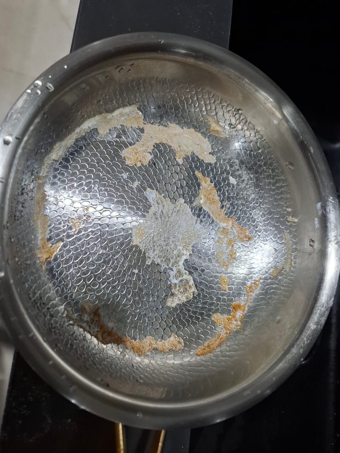 Customer photo review of Hand-Hammered Titanium Pan - 3-piece set I Limited Edition