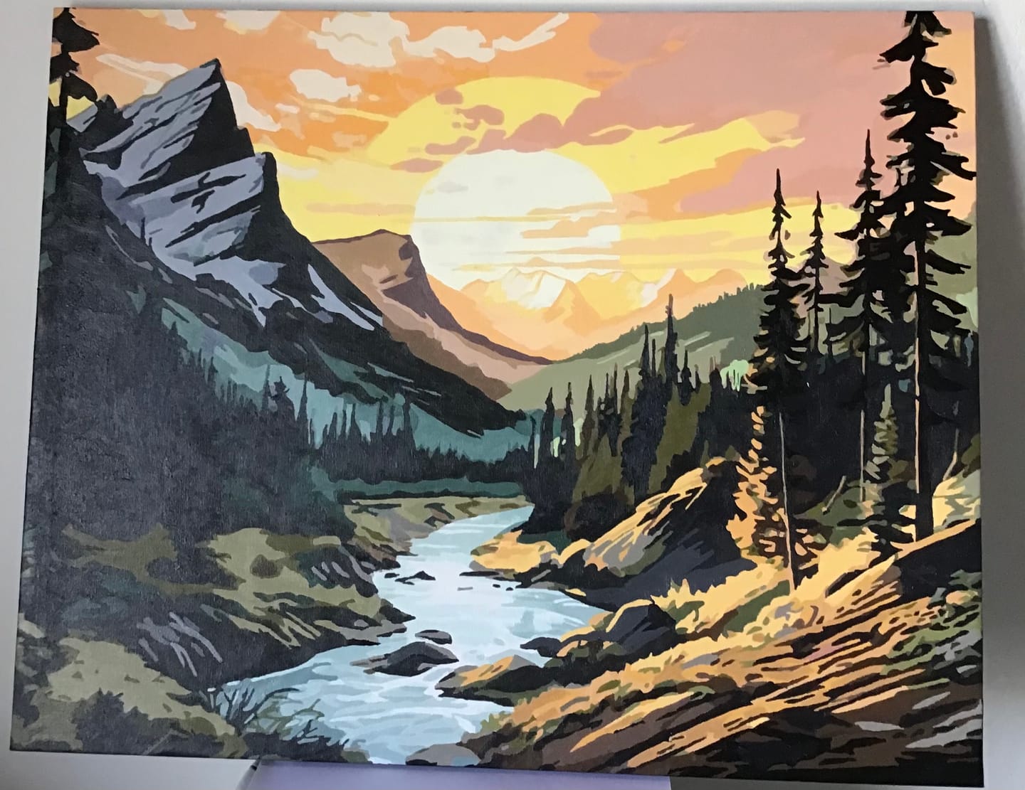Customer photo review of Mountainside Sunset