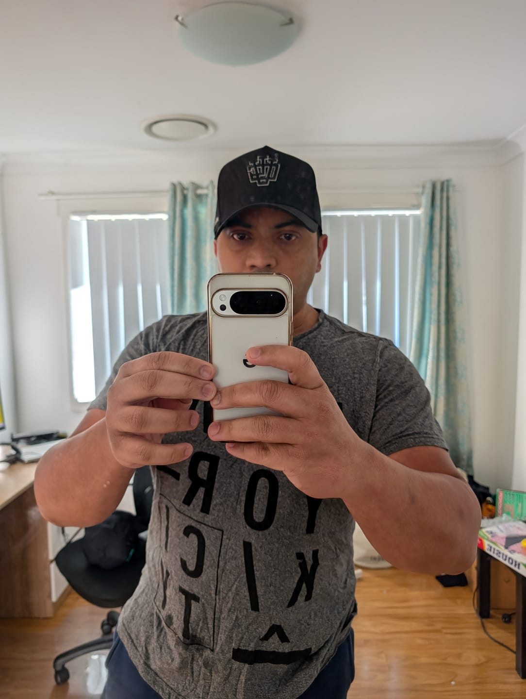 Customer photo review of Deep Fit Black Water-Resistant A-FRAME LVCO SNAPBACK