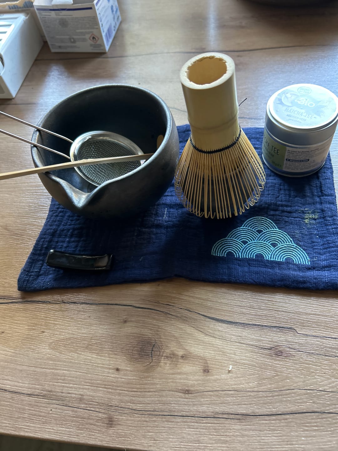 Customer photo review of Matcha Zeremonie Set - dunkelbraun/bronze