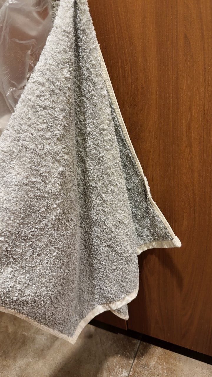 Customer photo review of Premium Copper Hand Towel | Antibacterial