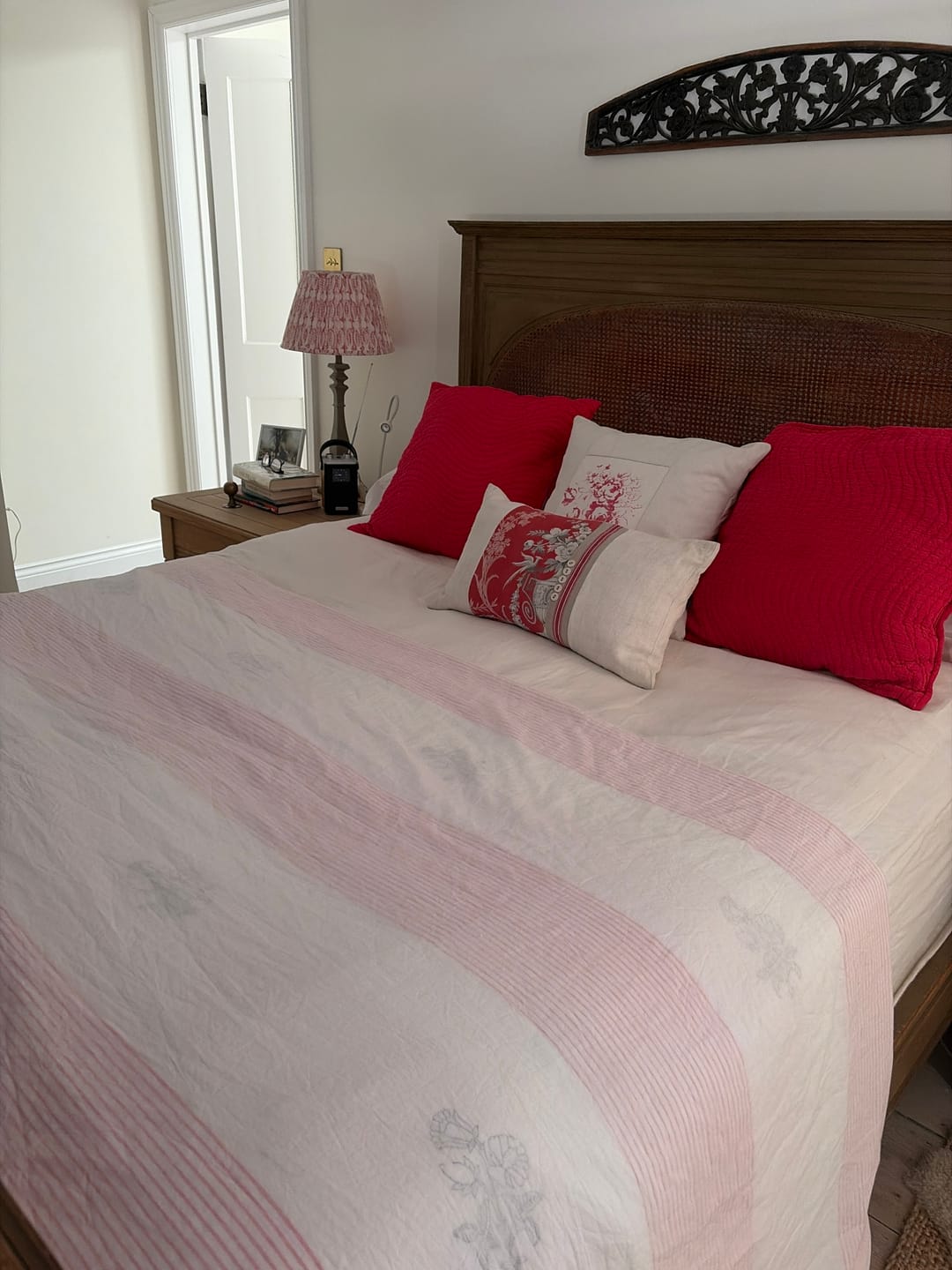 Customer photo review of Paradise Organic Muslin Blanket — Hand Block Printed