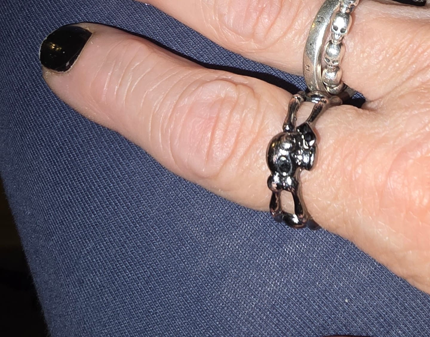 Customer photo review of Cycolinks Skull Cross Ring