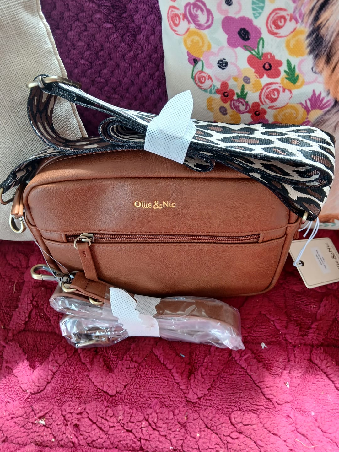 Customer photo review of Gigi Crossbody - Tan