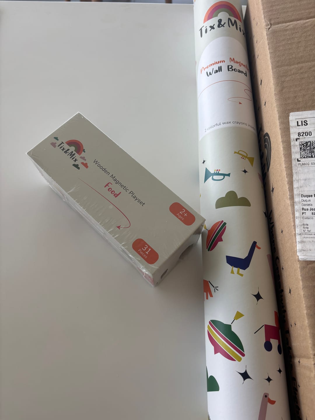 Customer photo review of Little Chefs’ Food Game (set of 31)
