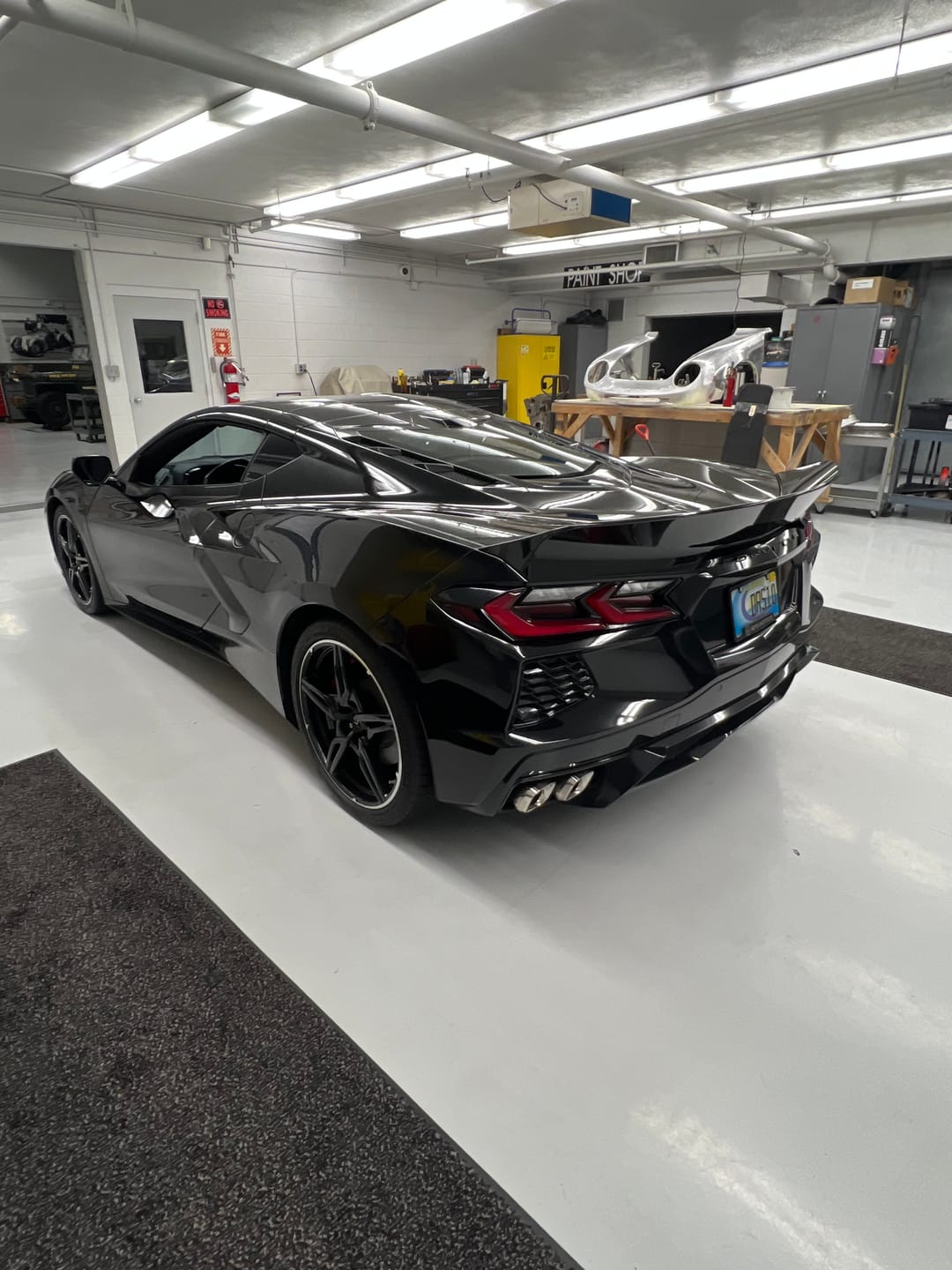 Customer photo review of Ducktail Package Corvette C8 Stingray Rear Trunk Spoiler