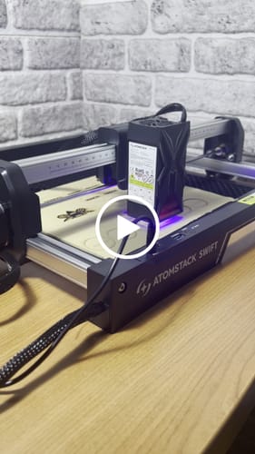 Customer video review of AtomStack Swift Laser Engraver