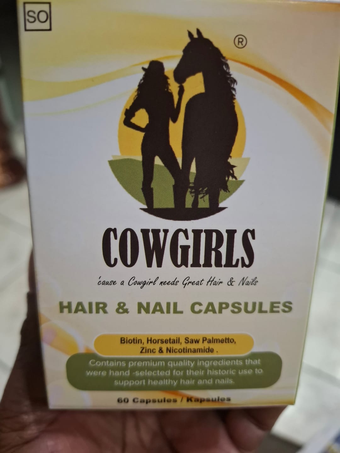 Customer photo review of Hair & Nail Capsules