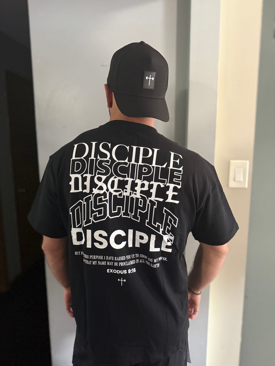 Customer photo review of Disciple Premium Oversized Tee