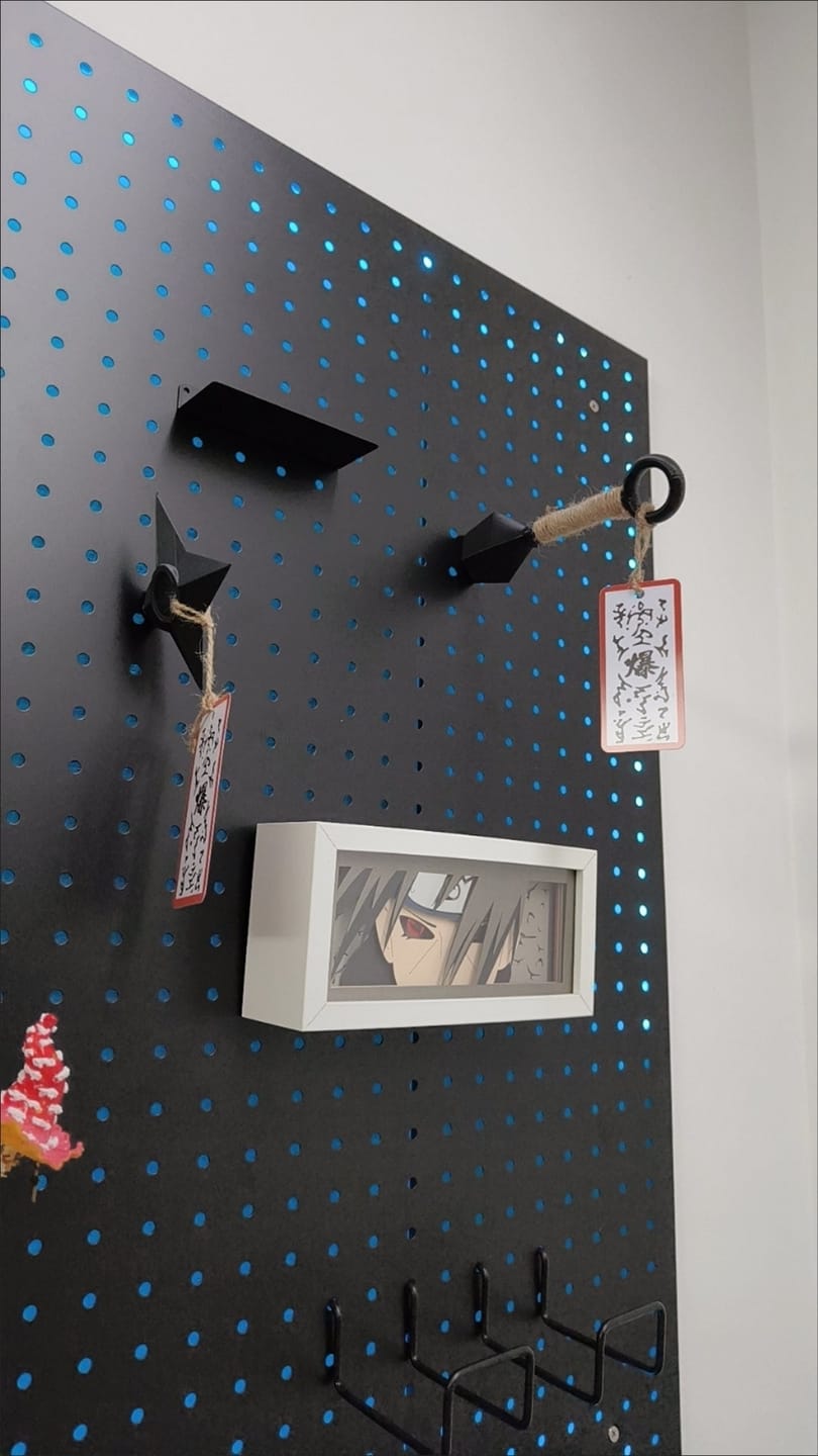Customer photo review of Kunai Shuriken Explosive Tag Fridge Magnet
