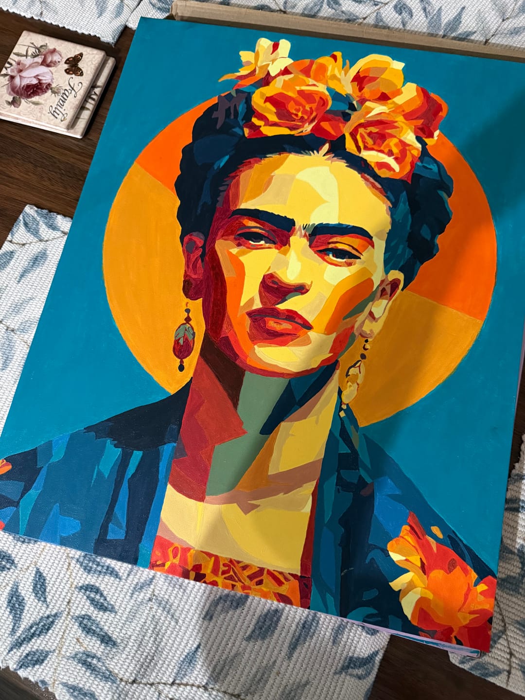Customer photo review of Just Frida | Paint by Number