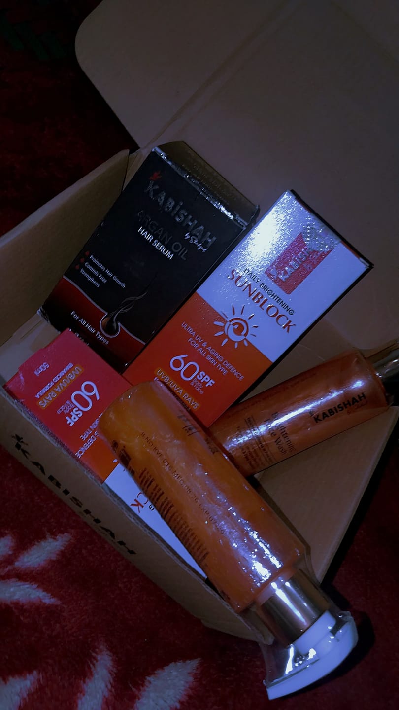 Customer photo review of Argan Oil Hair Serum