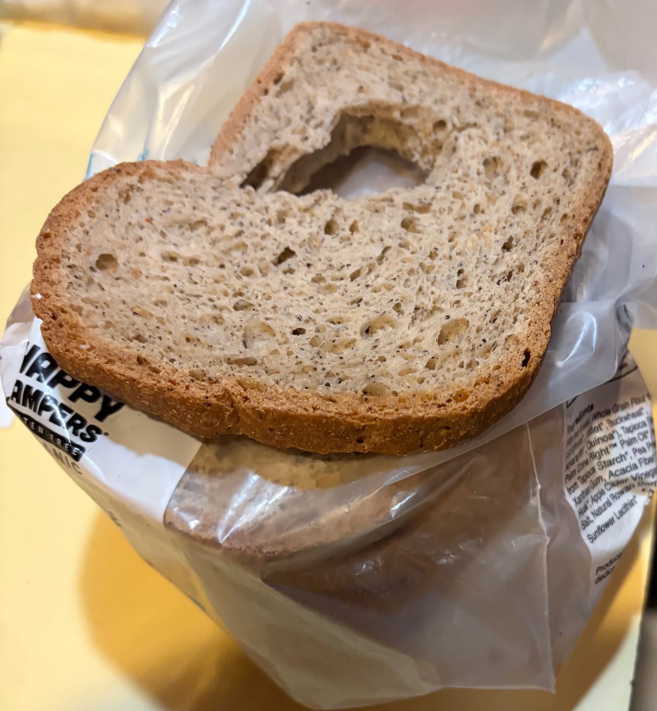 Customer photo review of Whole Grain Yum White Big Pan CASE (6 items)