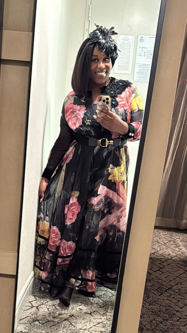 Customer photo review of Floréve Pleat Dress