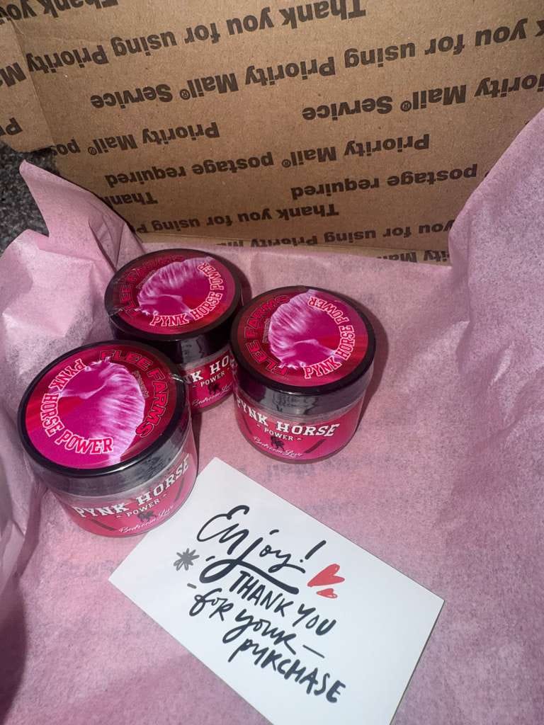 Customer photo review of Pink Horse Power (24 pack)