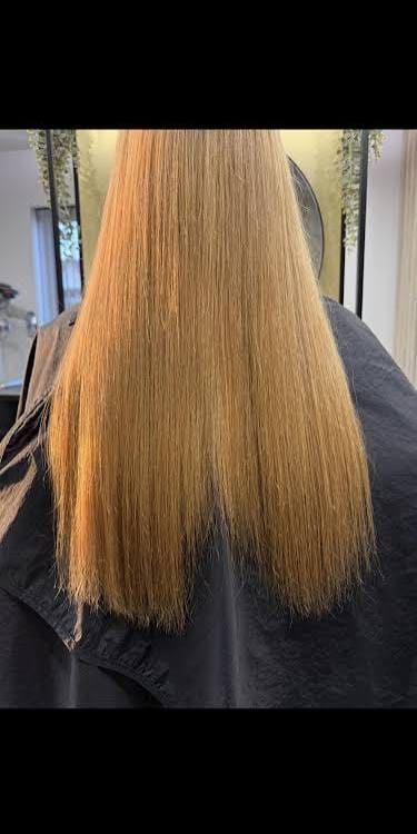 Customer photo review of Hair Lengthening Oil