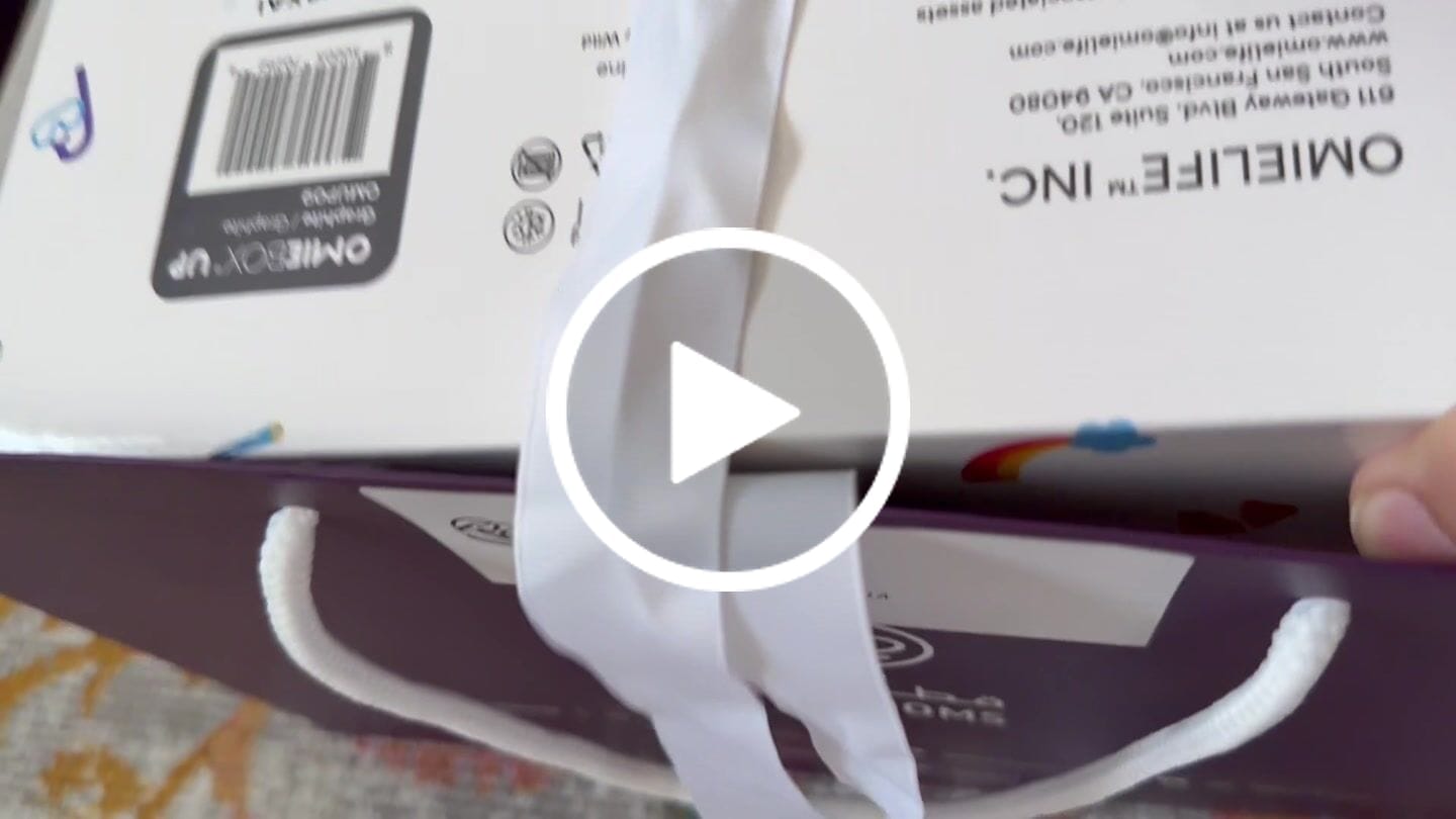 Customer video review of OmieBox Thermos Bento Lunch Box 350ml