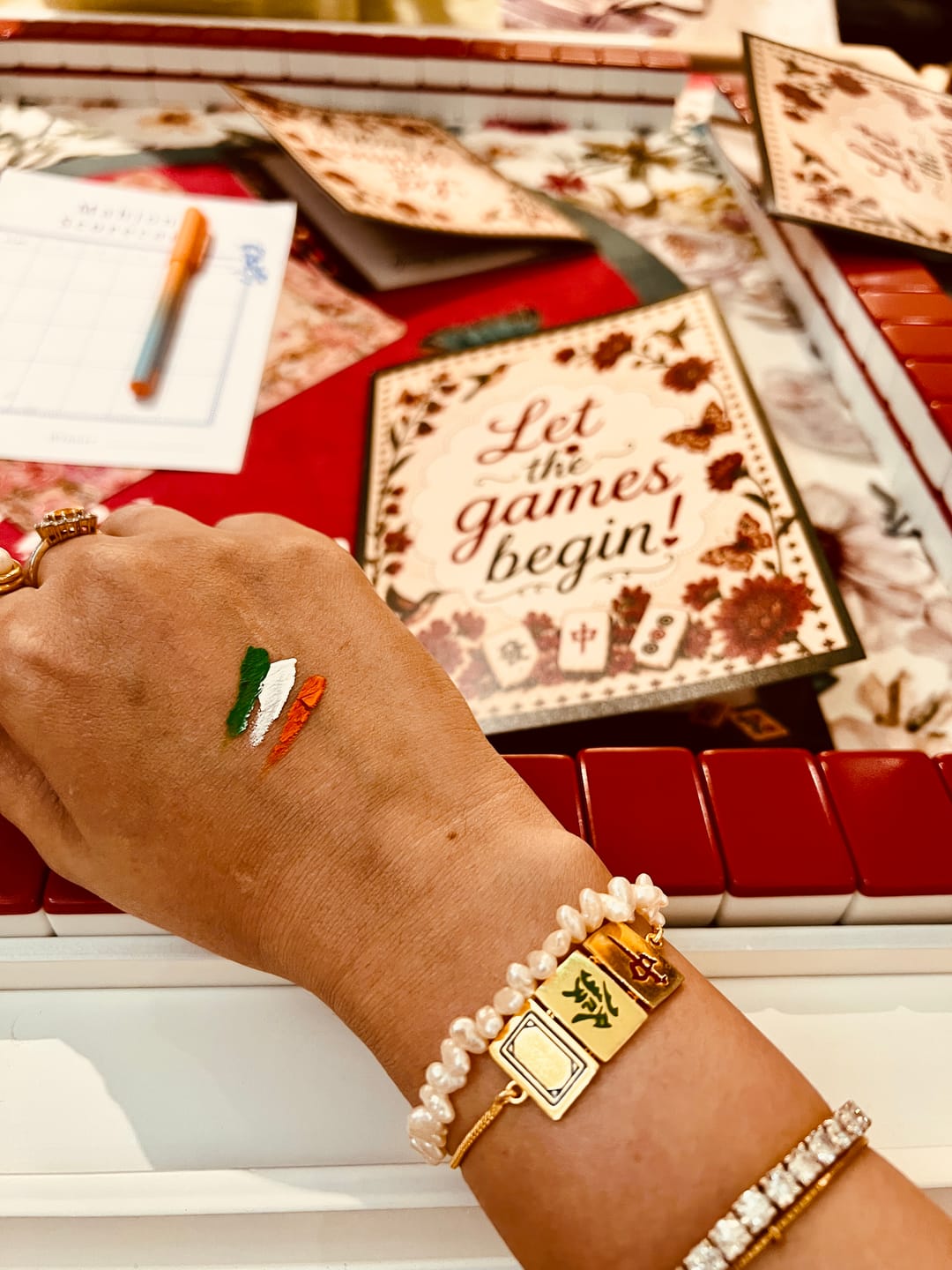 Customer photo review of Mahjong Dragons Bracelet