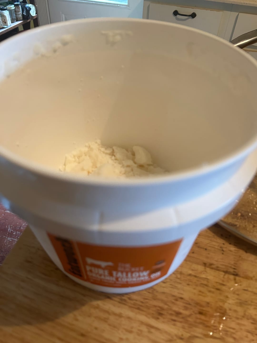 Customer photo review of 1 Gallon Organic Grass-Fed Beef Tallow