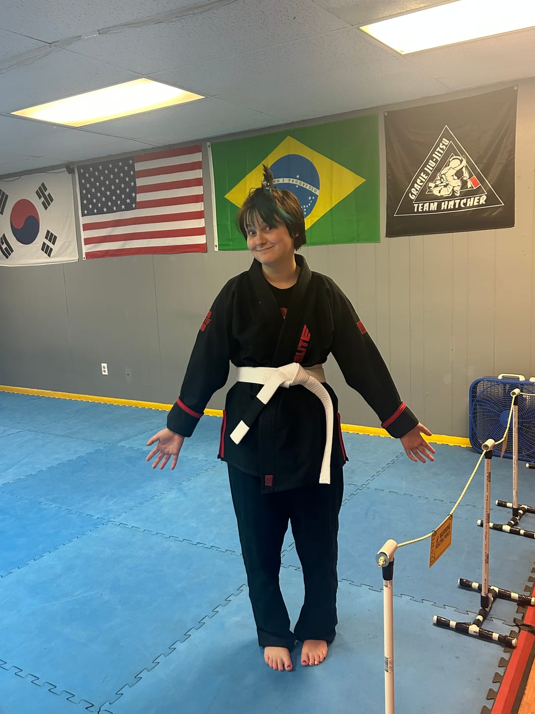 Customer photo review of Core Black Brazilian Jiu Jitsu Mens BJJ Gi