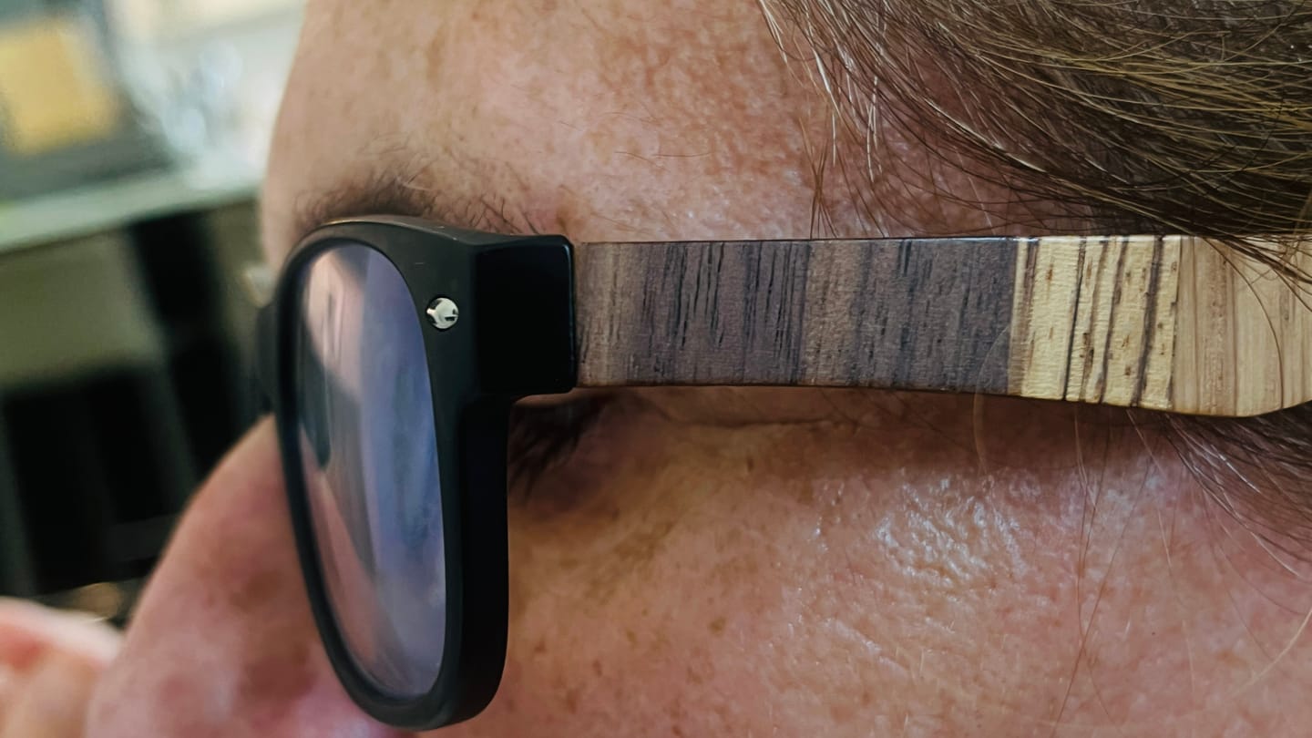 Customer photo review of RIVER BLUE LIGHT READERS