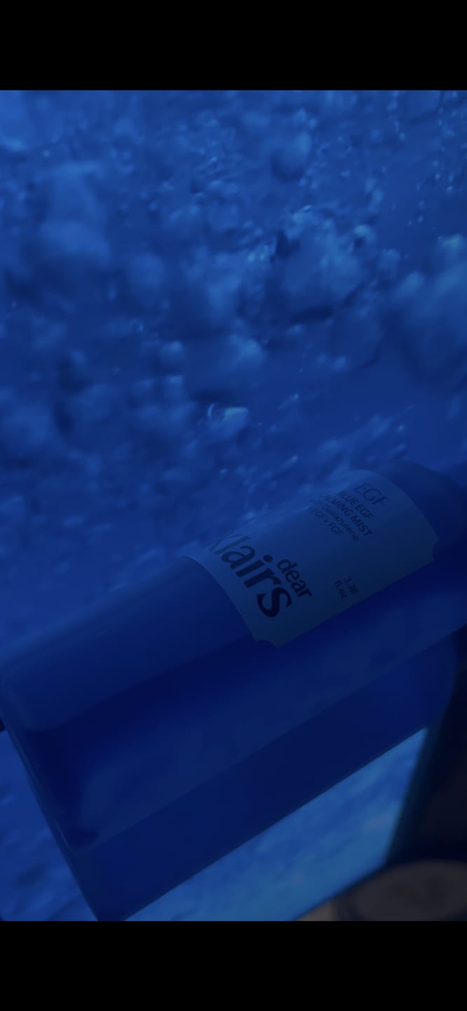Customer photo review of Blue EGF Calming Mist