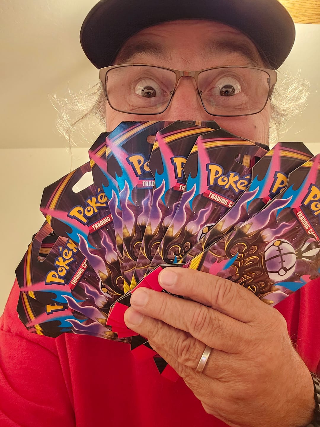 Customer photo review of Pitch Black Sleeved Booster Pack (styles may vary)