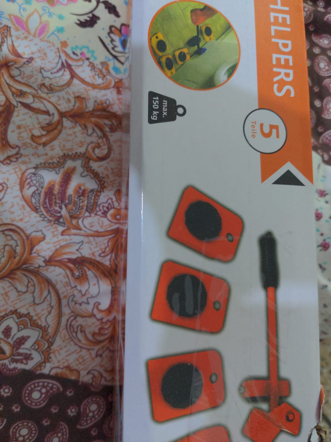 Customer photo review of Set of 5 Furniture Lifter Moving Tool - (IMPORTED)
