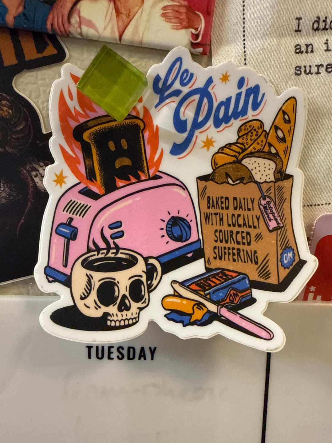 Customer photo review of Le Pain Sticker
