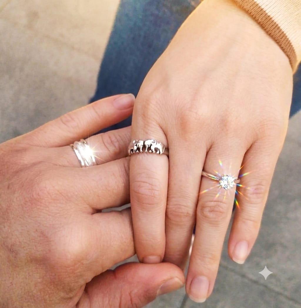 Customer photo review of Anillo Compromiso Espiga