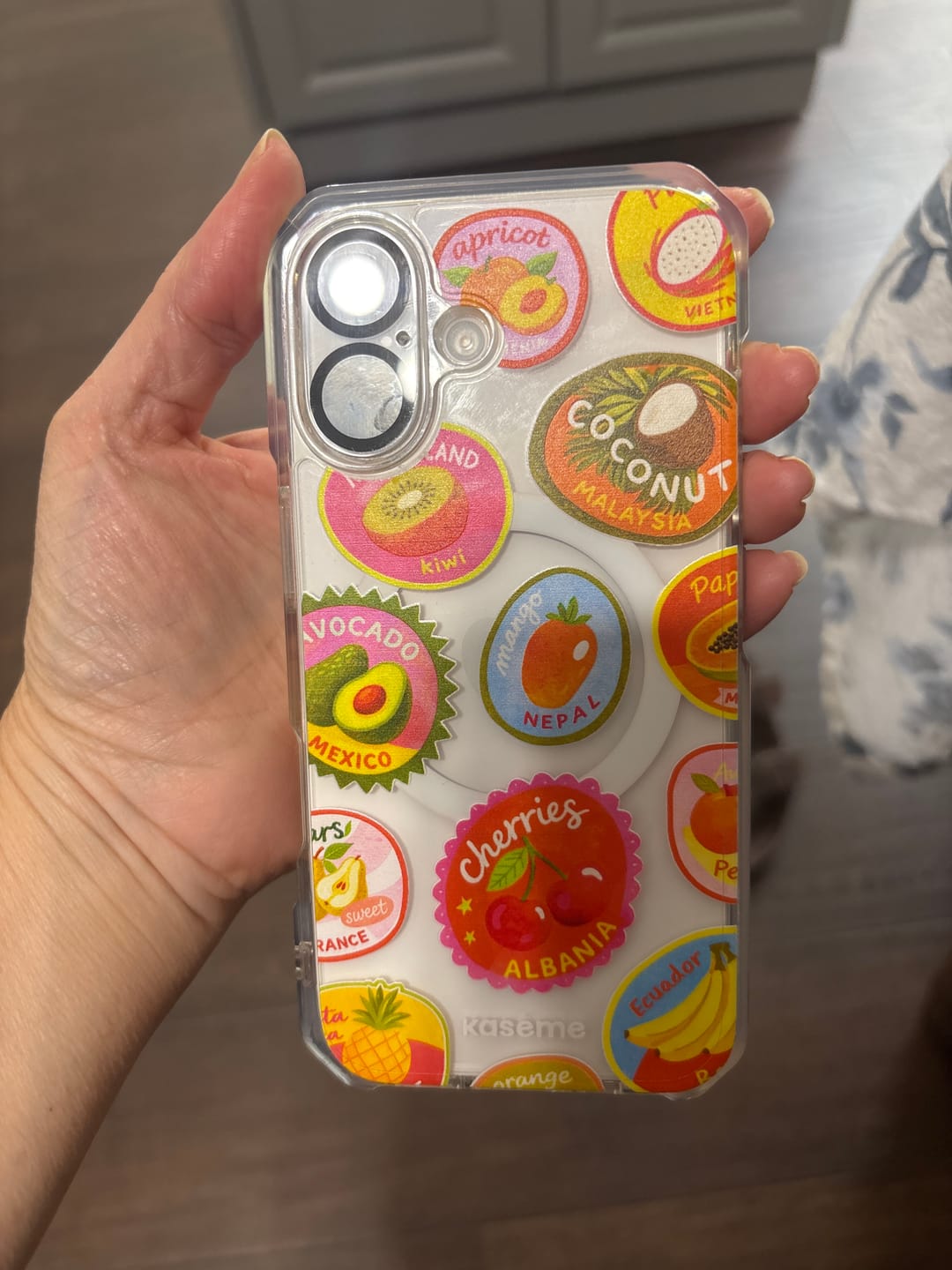 Customer photo review of Frutti Clear Case